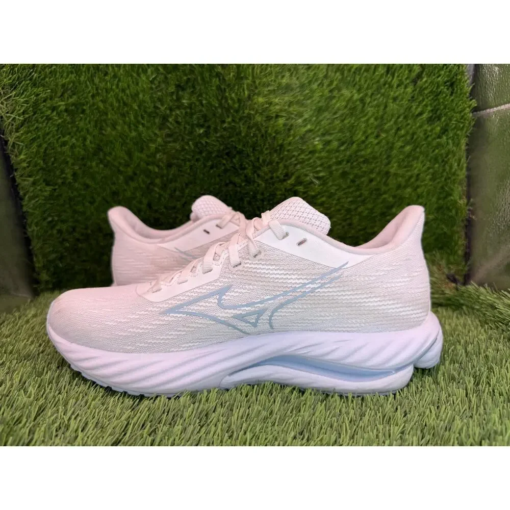 Mizuno Wave Inspire 21 J1GD254475 Athletic Sneaker Womens 9 White Mesh Sports